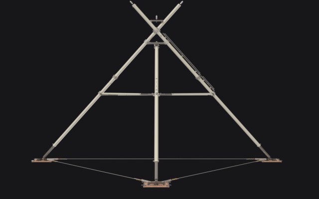 Опора аварийного резерва 10 кВ